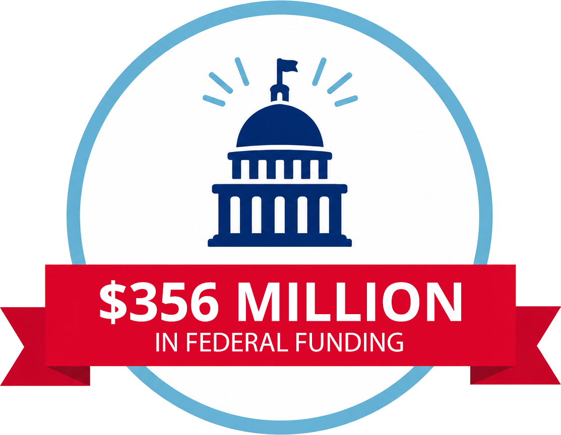 $356 million in federal funding