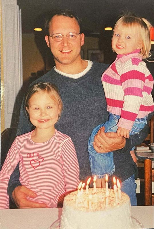 Rally Kid Dad Chris and his daughters Alexa and Jenna