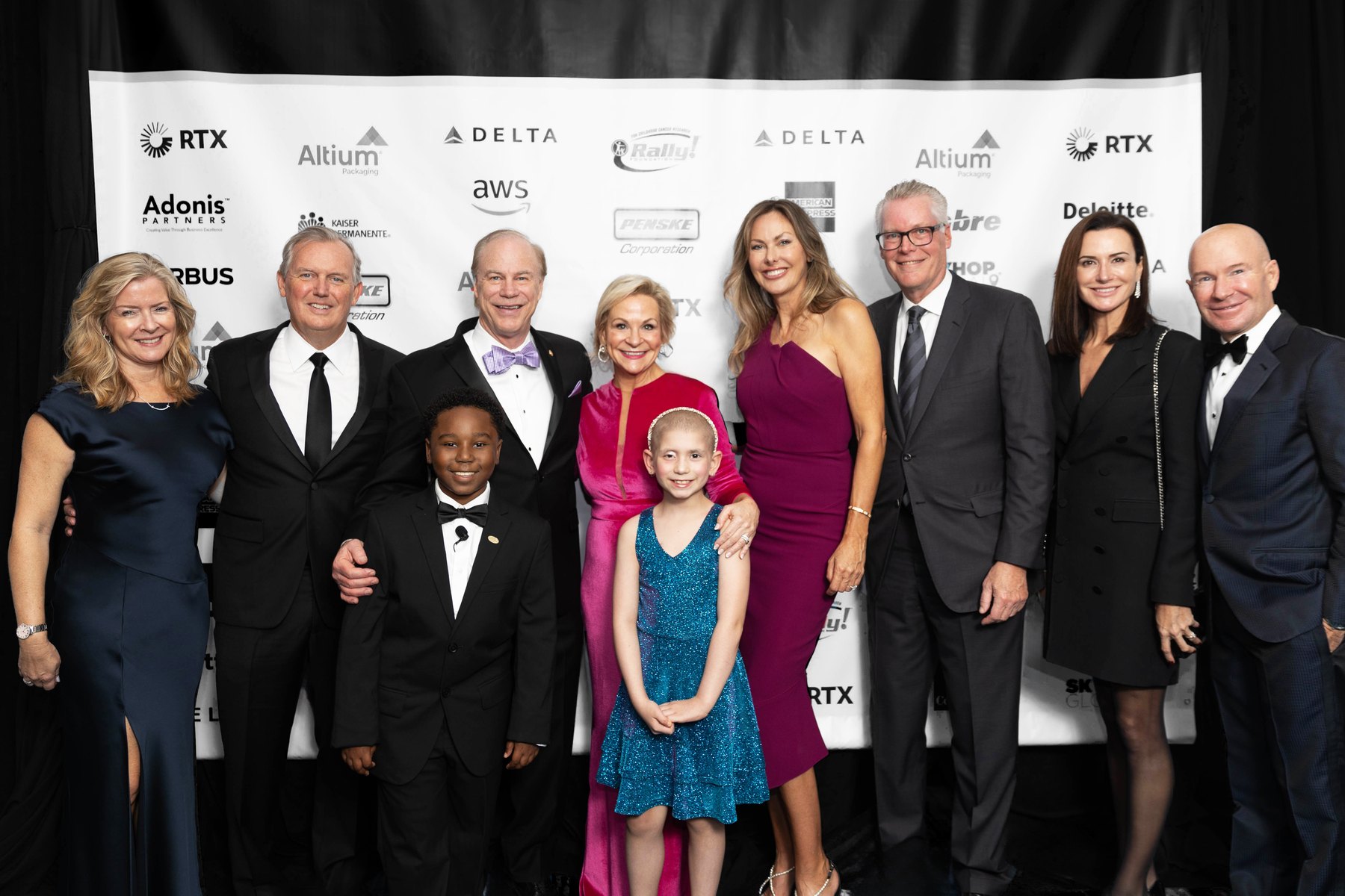 Rally Kids and supporters at a Rally gala
