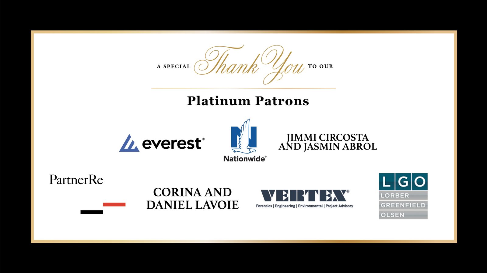 Rally New York Gala 2025 sponsors, slide 3 of 5