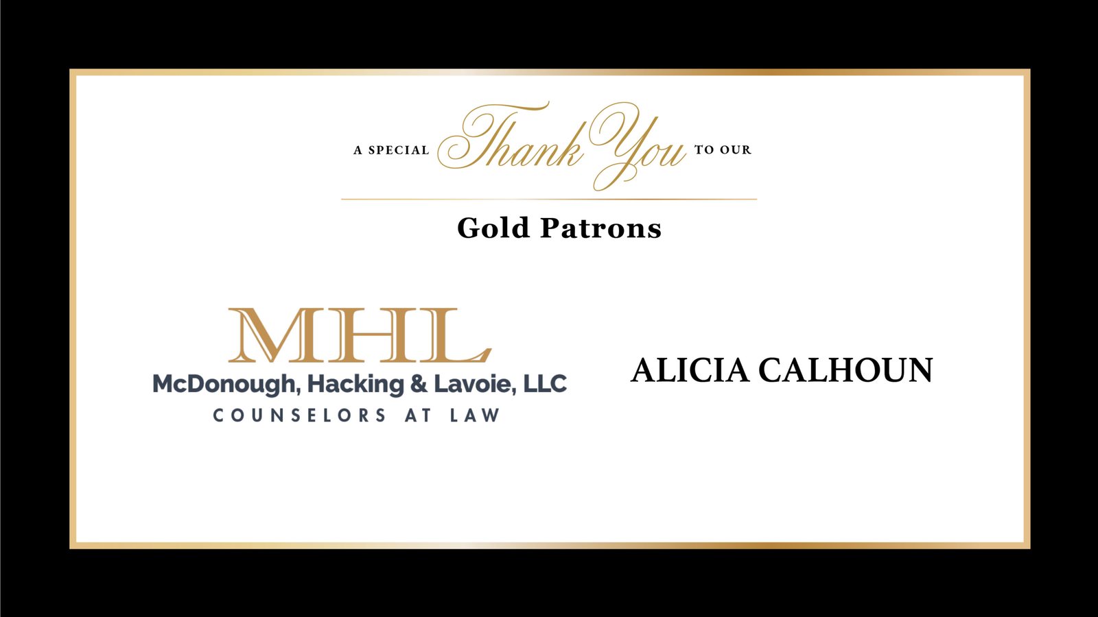 Rally New York Gala 2025 sponsors, slide 4 of 5