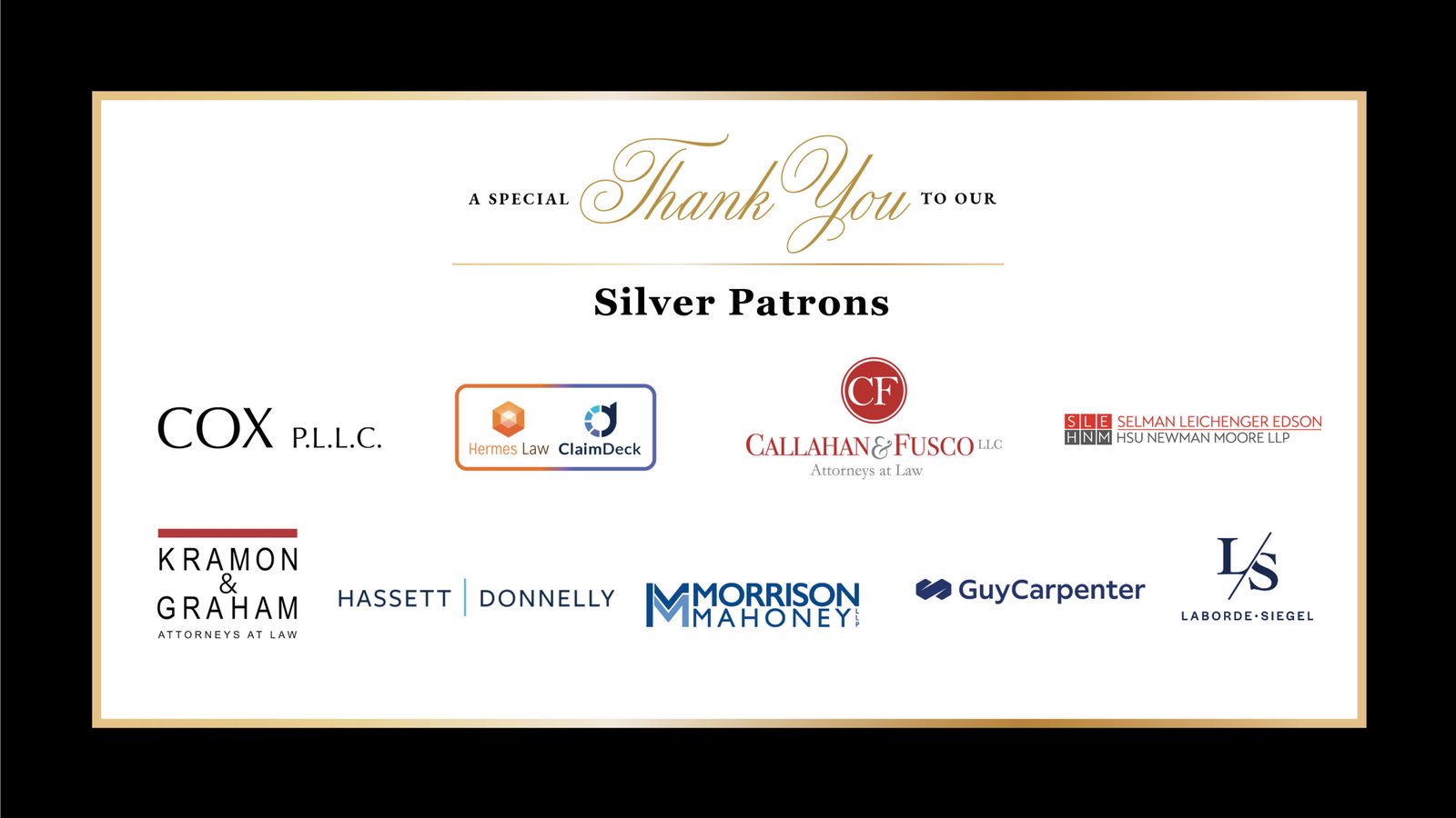 Rally New York Gala 2025 sponsors, slide 5 of 5