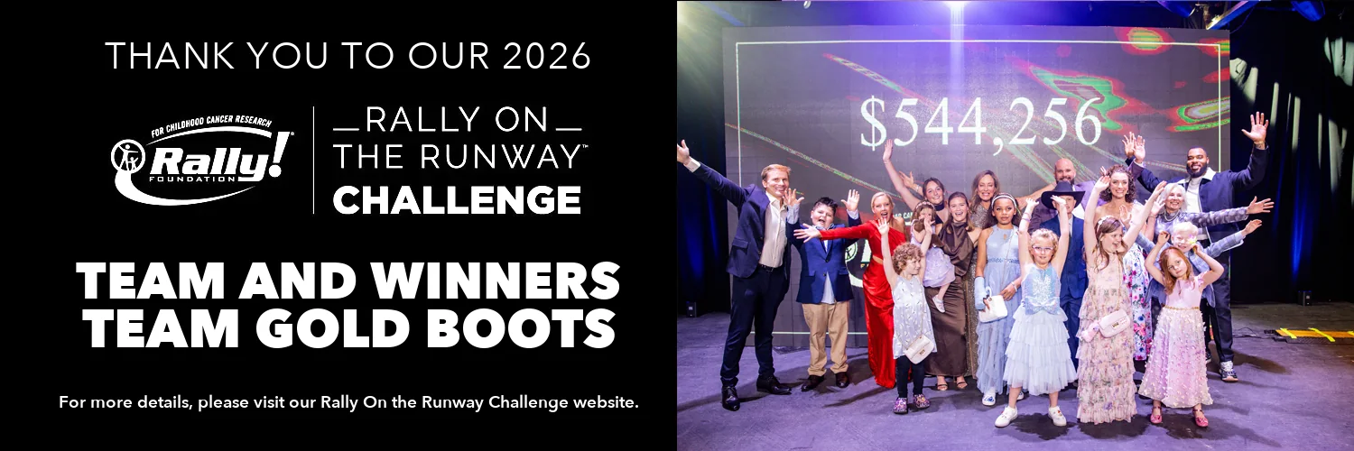 Thank you to our 2026 Rally On the Runway Challenge team and winners, Team Gold Boots.