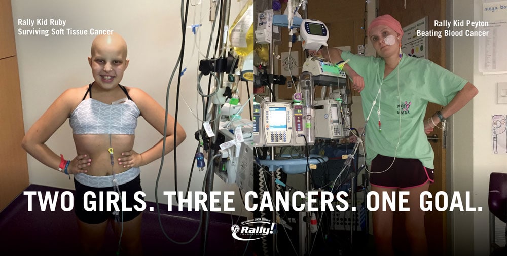 Two Girls. Three Cancers. One Goal.