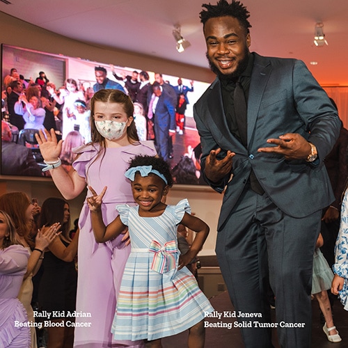 BRIAN MCCANN HOSTS CHILDREN FIGHTING CANCER AT ATLANTA BRAVES GAME