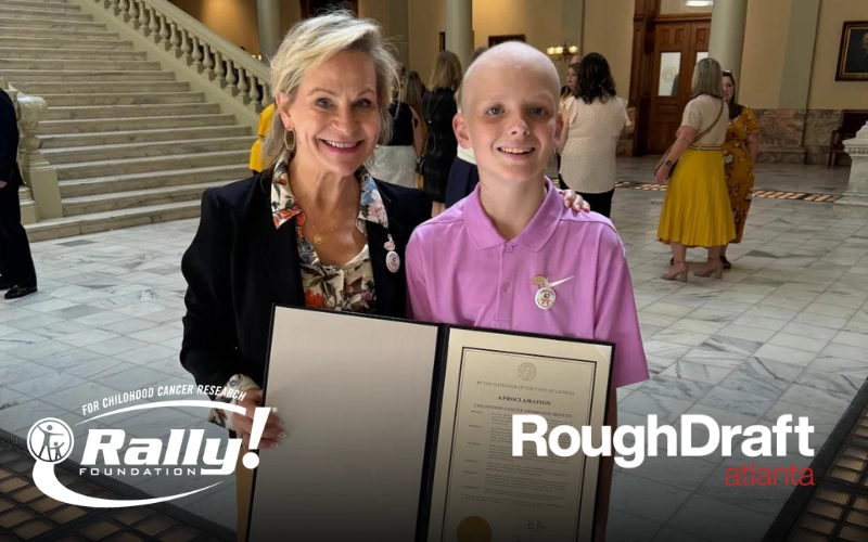 Rally Kid Cooper Speaks at Georgia Capitol for Childhood Cancer Awareness Month Proclamation