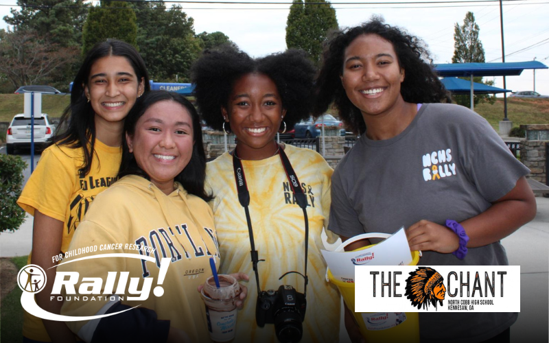 Rally Week at North Cobb High School Raises $2,400 for Rally Foundation