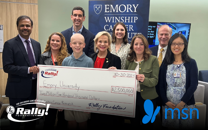 Rally Foundation Awards More Than $2.5M to Emory Winship Cancer Institute