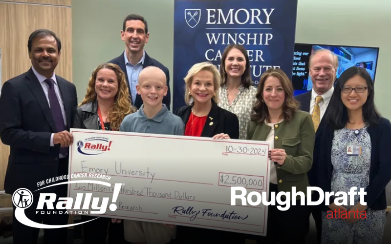 Rally Foundation Awards $2.5 Million to Winship Cancer Institute of Emory University