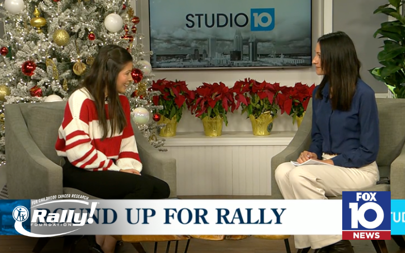 Fox10 Features Rally Mom’s Efforts to Fund Childhood Cancer Research in Memory of Her Daughter