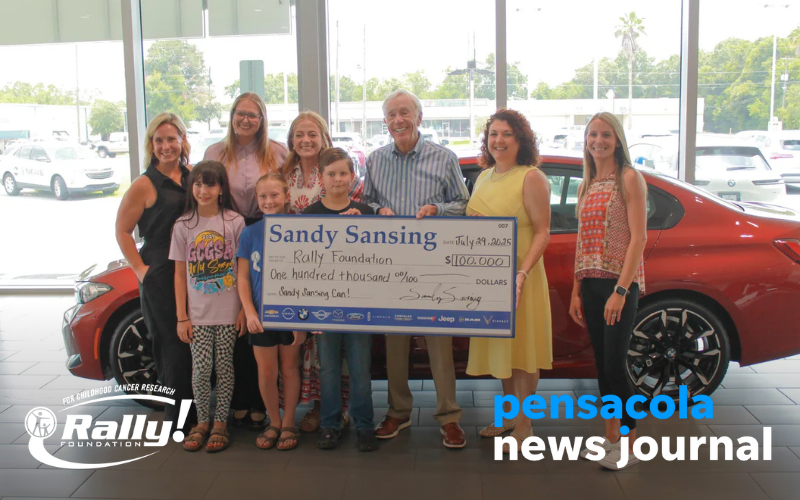 Pensacola News Journal Reports on Sandy Sansing Automotive $100,000 Donation