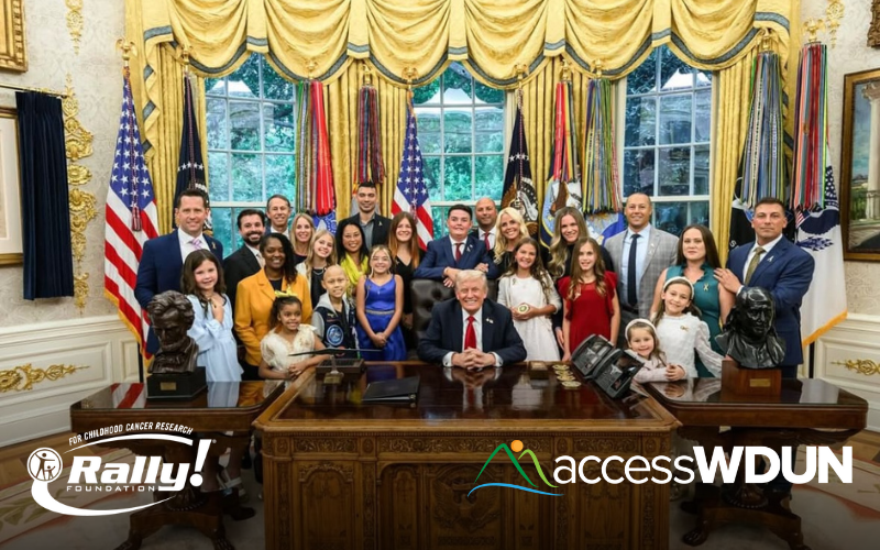 Gainesville Rally Kid Attends Executive Order Signing at the Oval Office