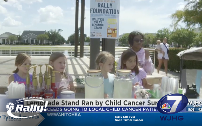 WJHG Highlights Rally Kid Vyla’s Lemonade Stand