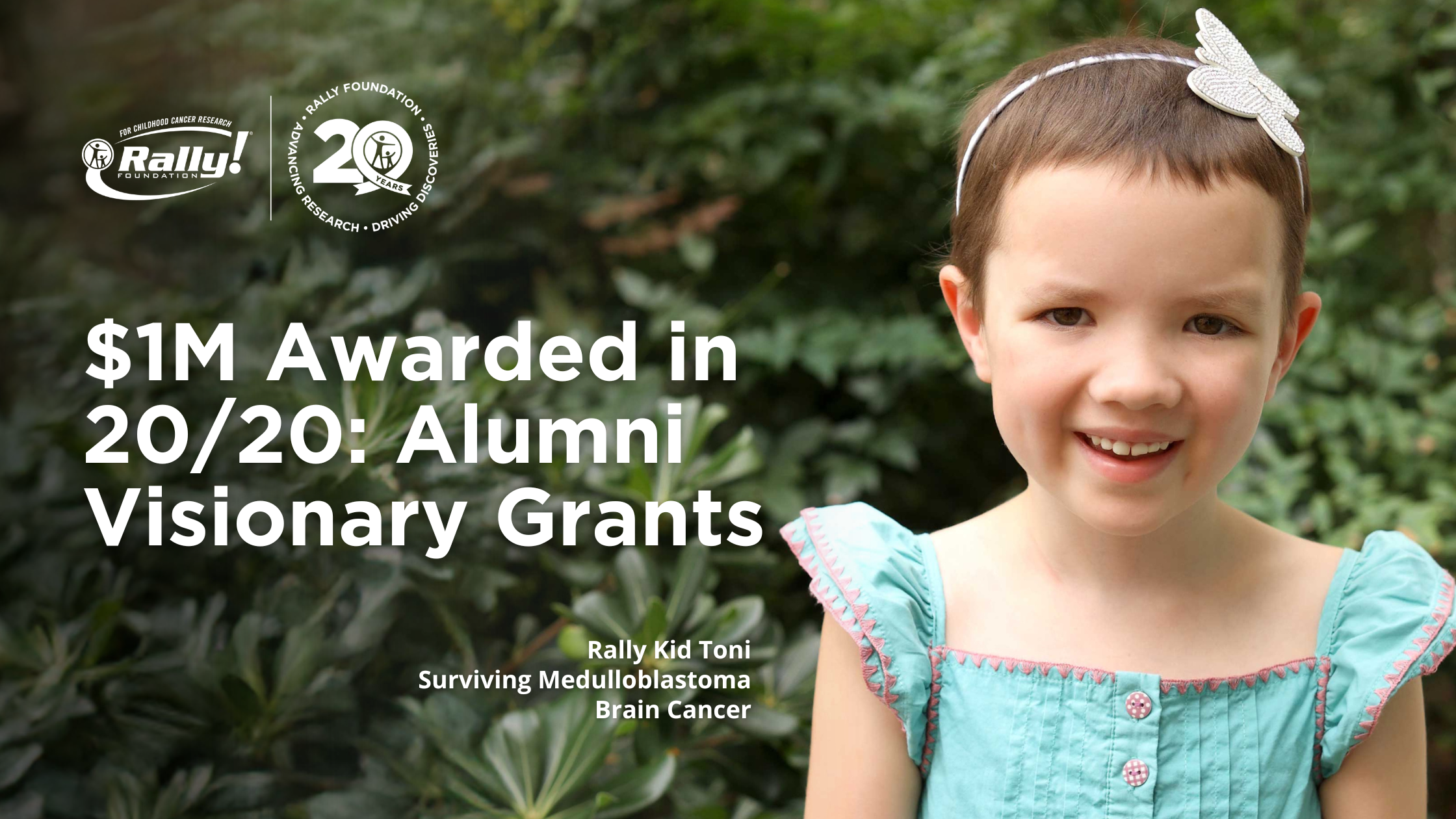 Rally Foundation Awards $1M in Grants to Celebrate 20 Years of Advancing Research and Driving Discoveries