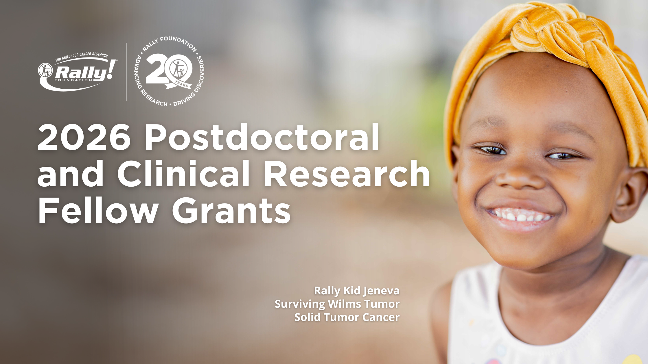 Rally Announces $850,000 for Postdoctoral and Clinical Research Fellow Grants